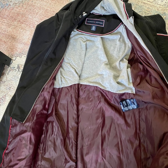 TOMMY HILFIGER Black Rain Trench coat - Picture 2 of 3